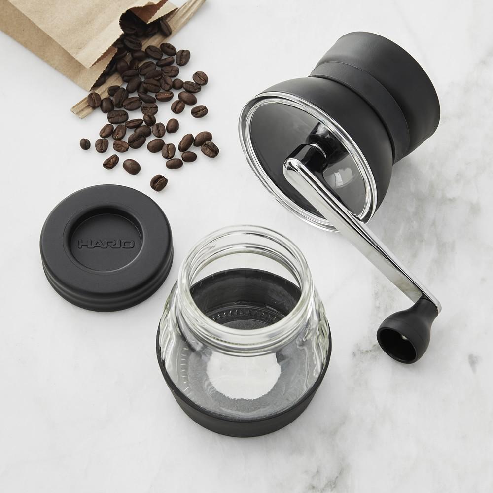 Hario skerton ceramic coffee mill top
